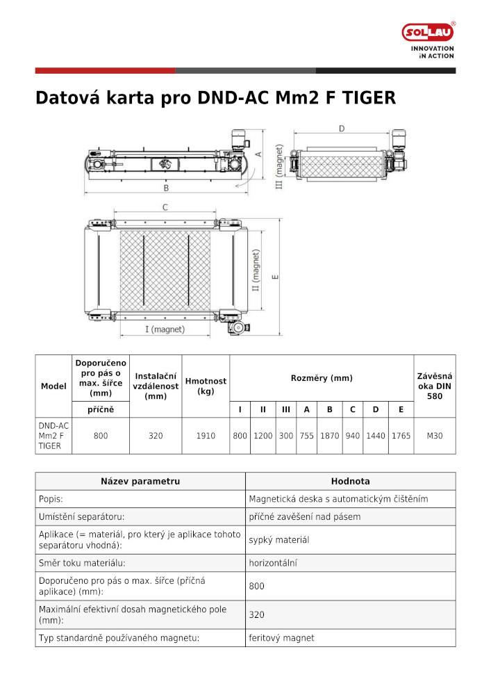 Öntisztító mágneses lemez DND-AC M6 F PANTHER