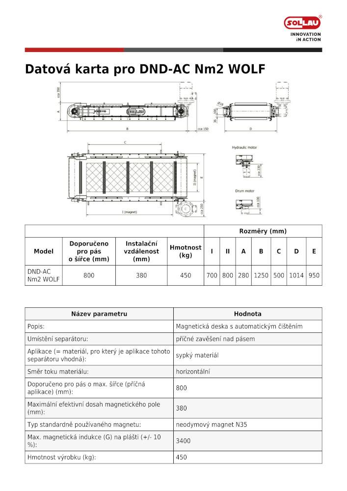 Öntisztító mágneses lemez DND-AC M6 F PANTHER